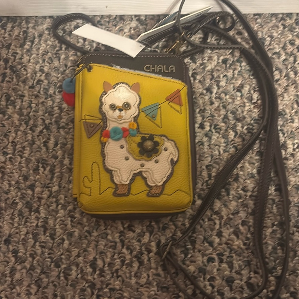 CHALA CELLPHONE CROSSBODY HANDBAG LAMA